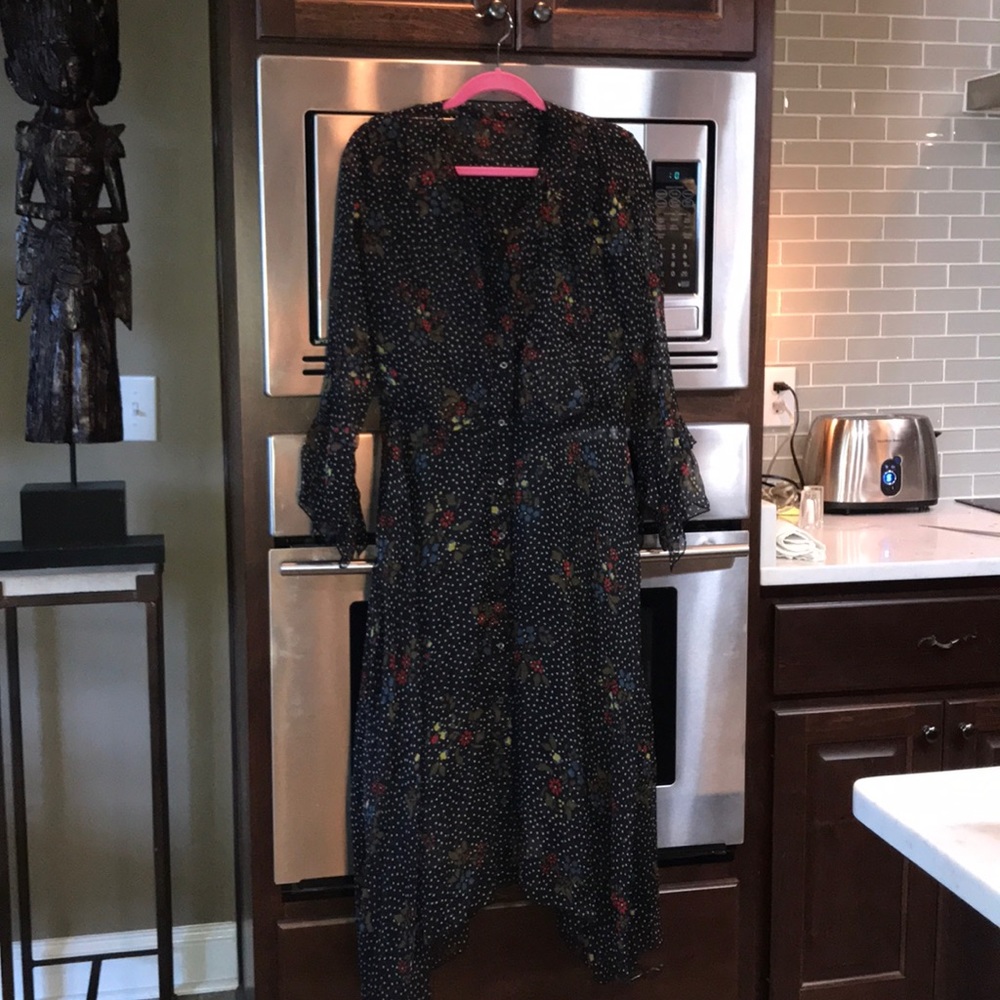 Medium Kenzo Sheer Black Dress